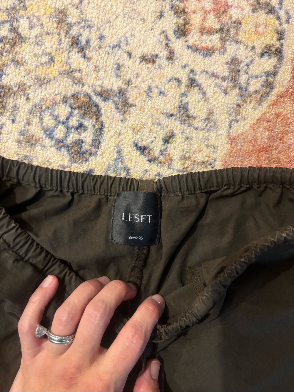 Women’s Leset Kyoto poplin Drawstring Pants - Picture 2 of 4